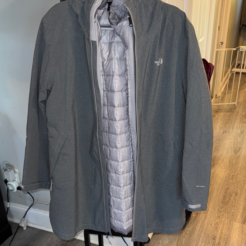 The North Face Women’s Gray Coat (like new)